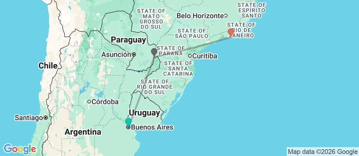 Latin Capitals & Iguazu Falls